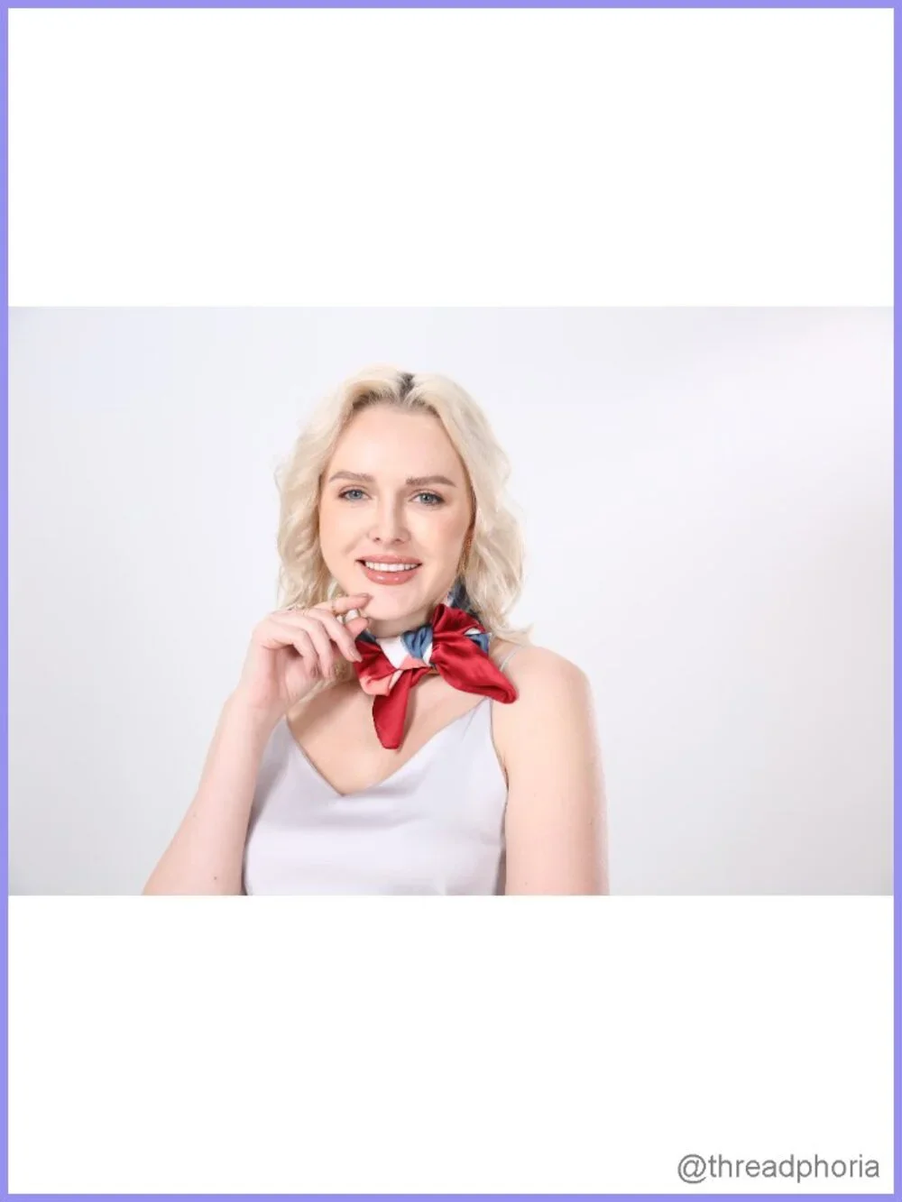 Silk Feeling Satin Hair Scarf Long Wrap for Women Gifts